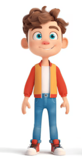 Cartoon boy Image 1